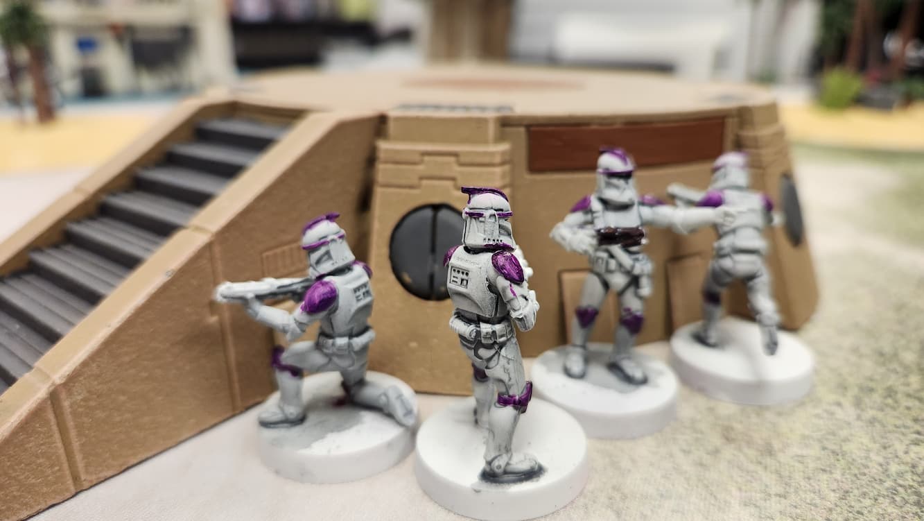 Purple Clone Troopers